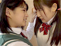 【レズ】共学から女子校に転校して来た肉食系のレズビアン女子校生が好みの女子をトイレに連れ込み強引に迫っちゃう無理やりレズエッチ 渚みつき/河奈亜依/篠原りこ SENZURI TUBE 女性専用無料エロ動画